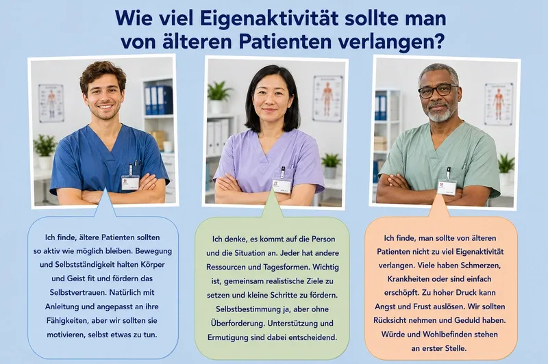 Wie viel Eigenaktivität bei älteren Patienten?