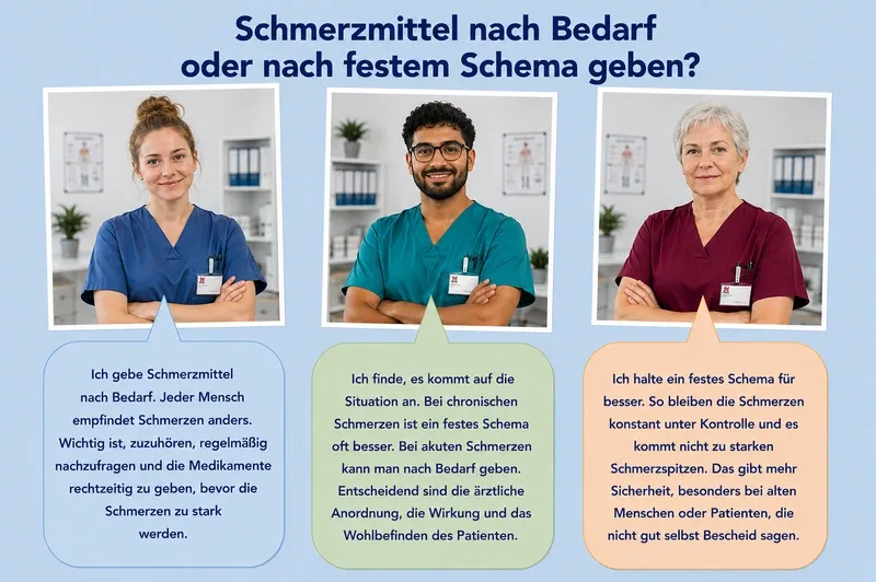 Schmerzmittel nach Bedarf oder nach Schema?
