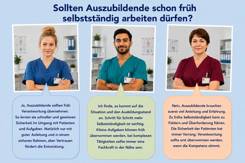 Auszubildende früh selbstständig arbeiten lassen?