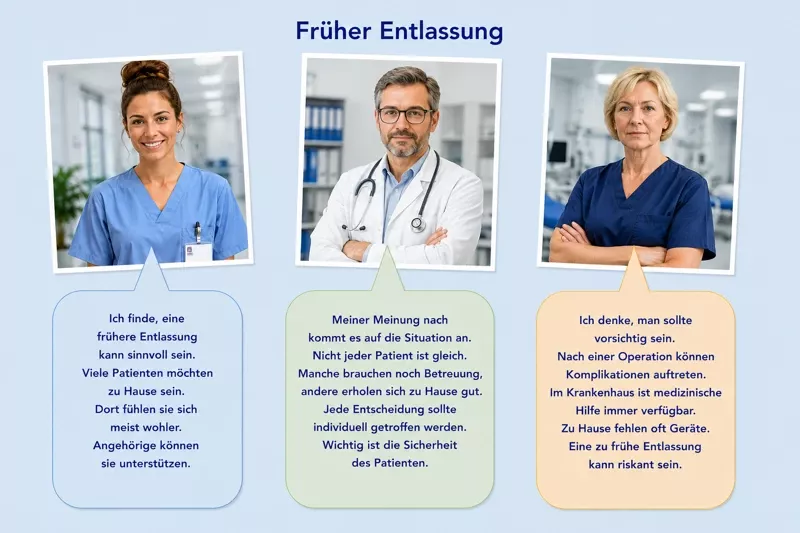 Früher entlassen, gut oder riskant?