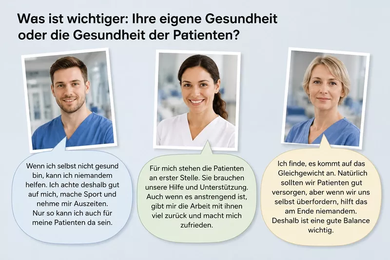 Eigene Gesundheit oder Patientenwohl ?