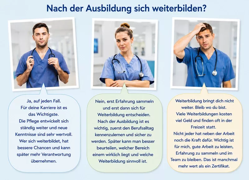 Nach der Ausbildung gleich weiterbilden?